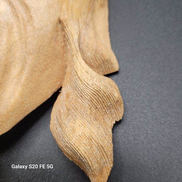 Natural Wood Hanging Wall Decor Carving - Laughing Face Hand Carved - Picture 13 of 15